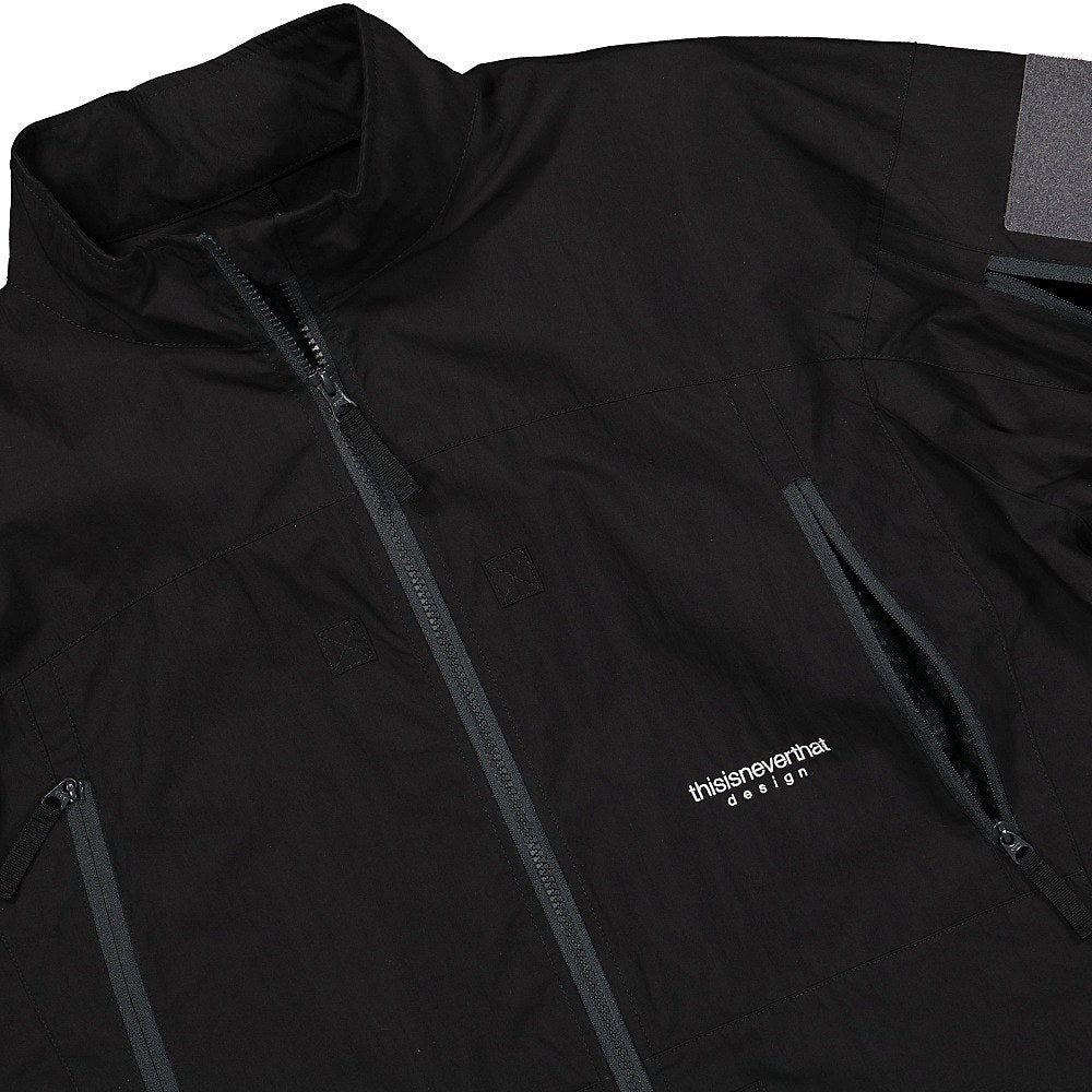 thisisneverthat PCU Jacket Black Jackets Close-up | Overkill