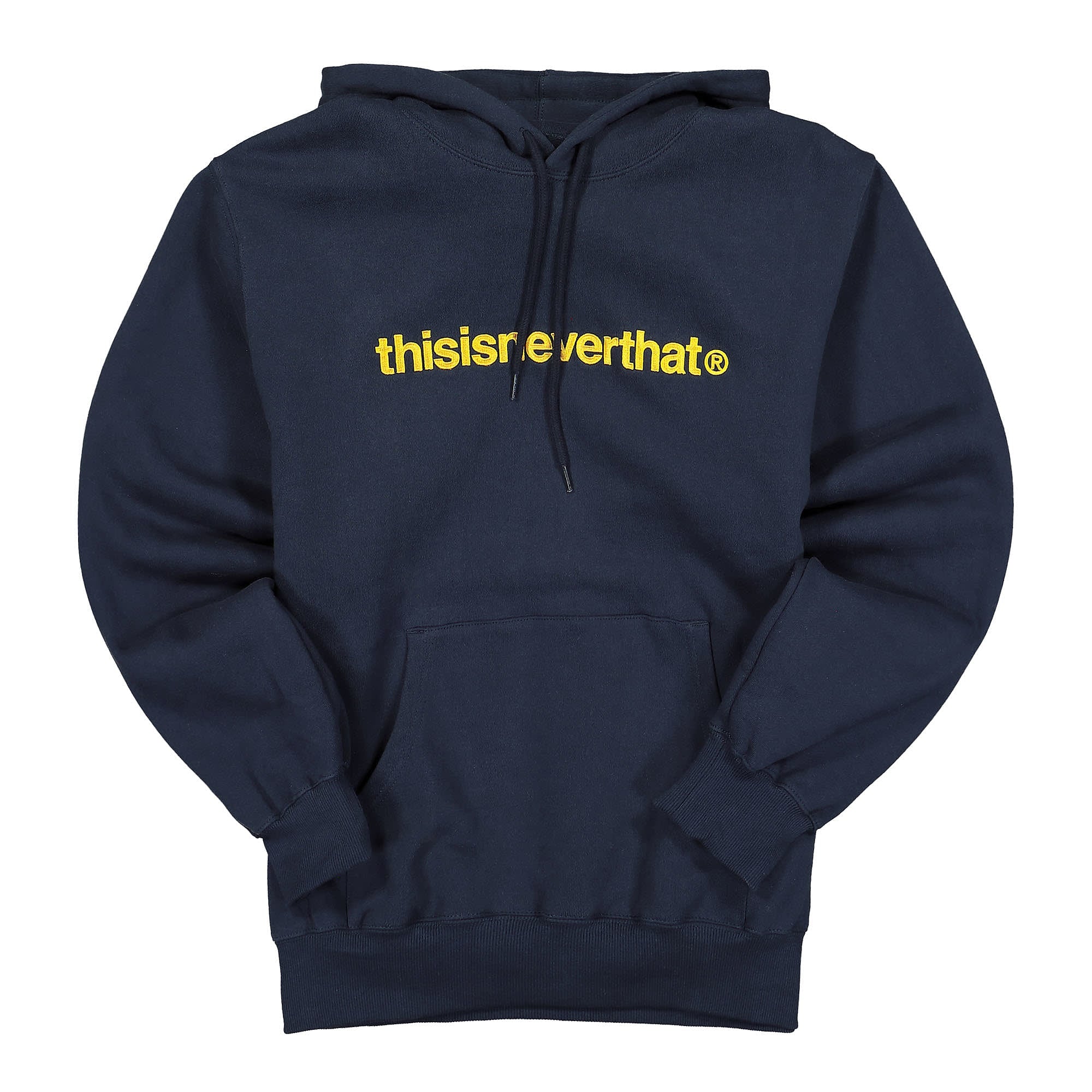 thisisneverthat Sweatshirt T-Logo Hoodie Dark Navy Hoodies TN210TSWHO01 | Overkill