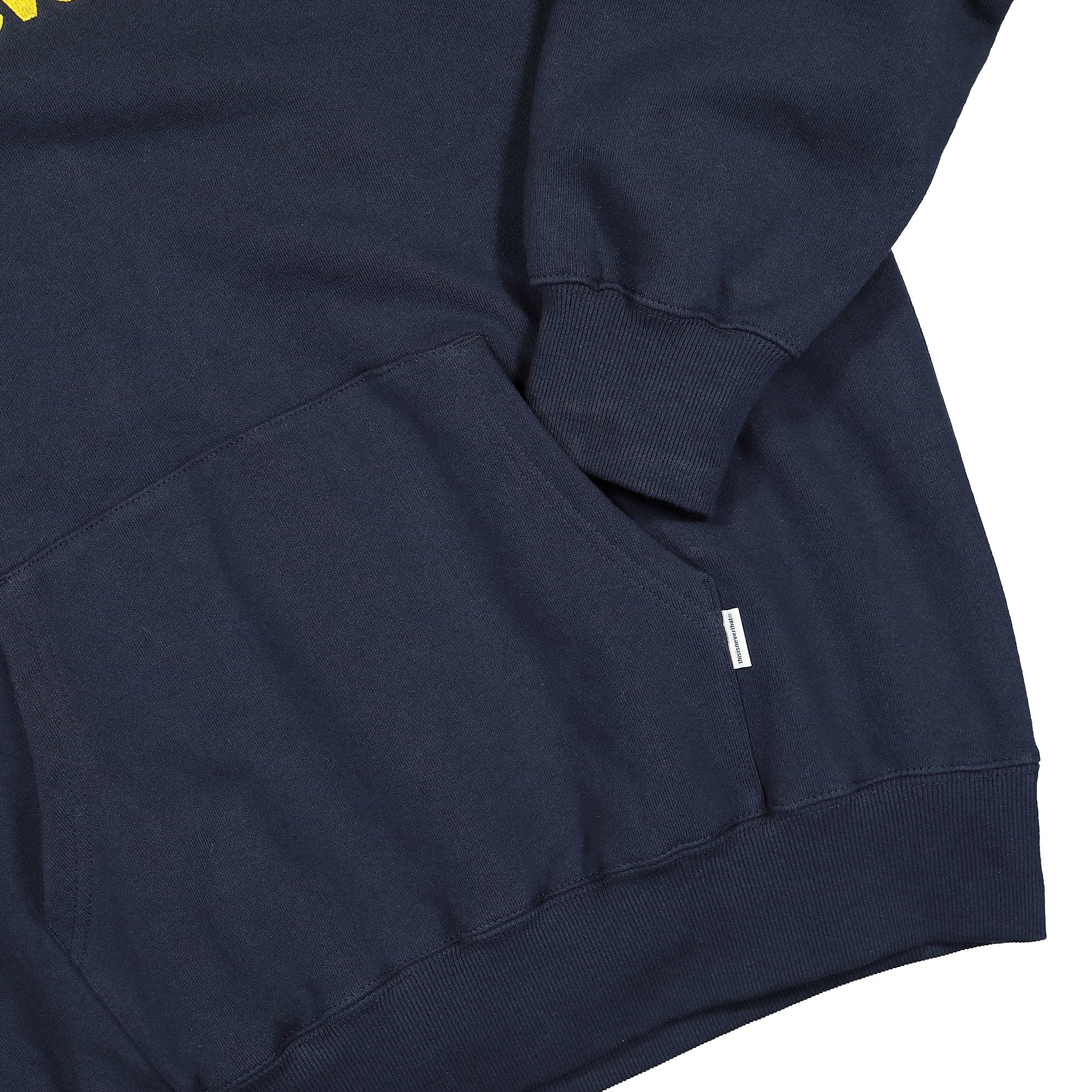thisisneverthat Sweatshirt T-Logo Hoodie Dark Navy Hoodies Detailfoto | Overkill