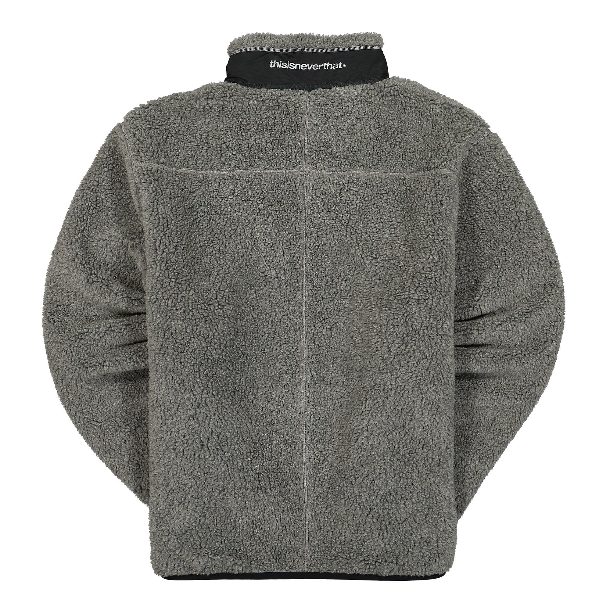 thisisneverthat SP Sherpa Fleece Jacket Charcoal Fleece Jackets Material | Overkill