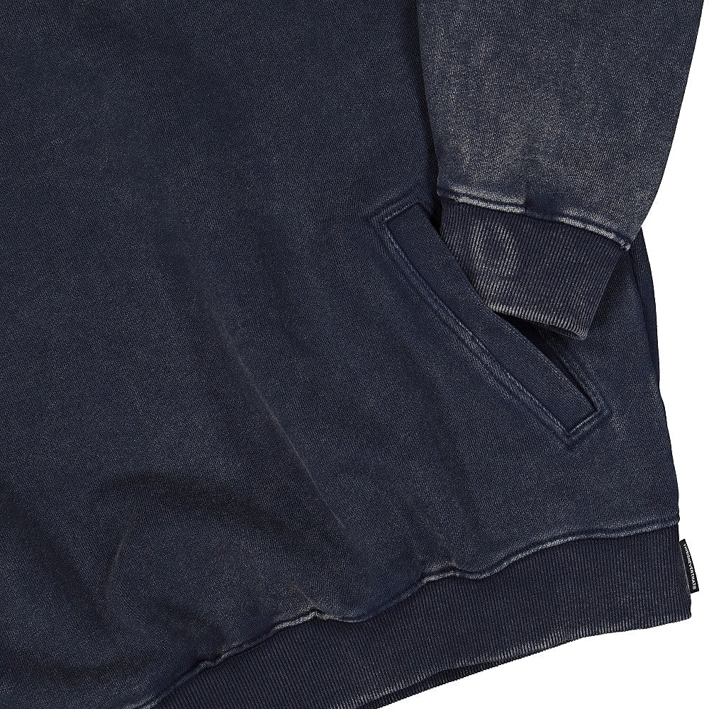thisisneverthat Washed Embroidery Hoodie Dark Navy Hoodies Detailfoto | Overkill