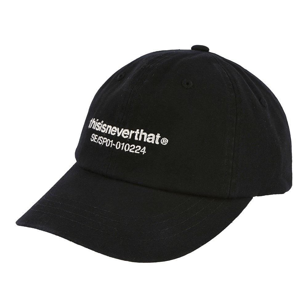 thisisneverthat T-Logo Skater Cap Black Caps TN21SHW019 | Overkill