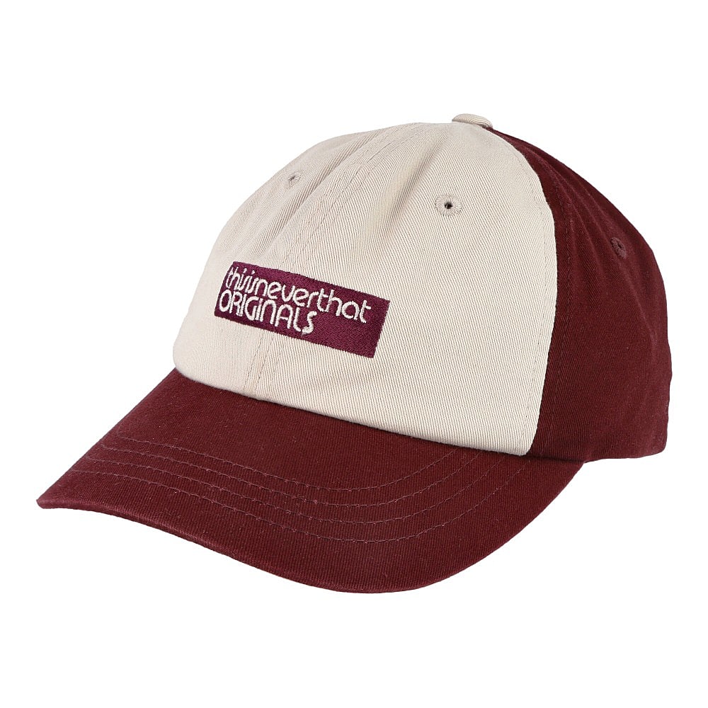 thisisneverthat Originals Square Cap Burgundy Caps TN21SHW024 | Overkill