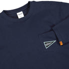 thisisneverthat Flag Pocket  Longsleeve Top Dark Navy Longsleeves Material | Overkill