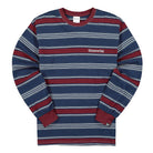 thisisneverthat Onyx Stripped Longsleeve Top Burgundy / Grey Longsleeves TN21SLS011 | Overkill