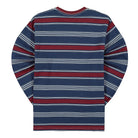 thisisneverthat Onyx Stripped Longsleeve Top Burgundy / Grey Longsleeves Material | Overkill