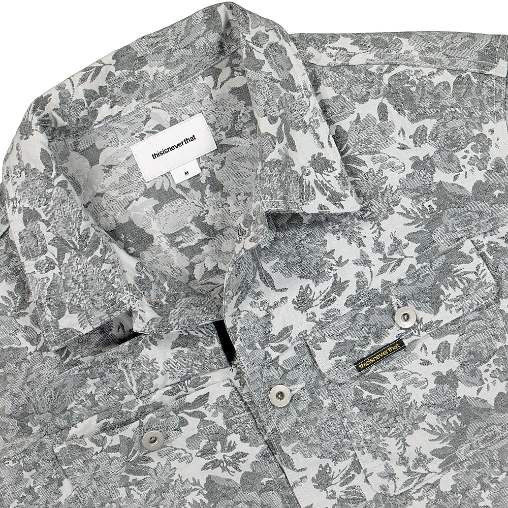 thisisneverthat Trucker Jacket Grey Jackets Close-up | Overkill