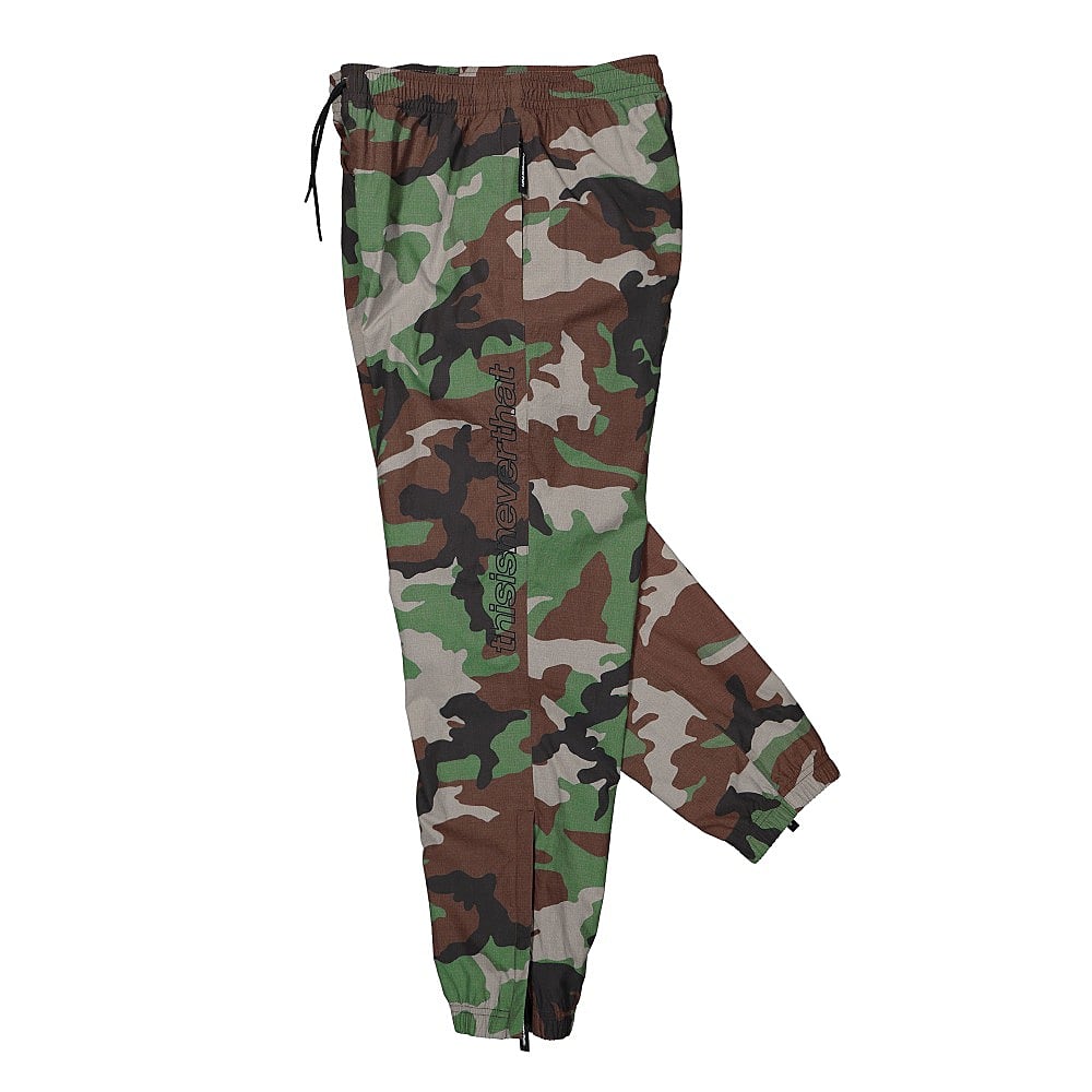 thisisneverthat SP Nylon Sport Pant Woodland Sweat & Track Pants Close-up | Overkill