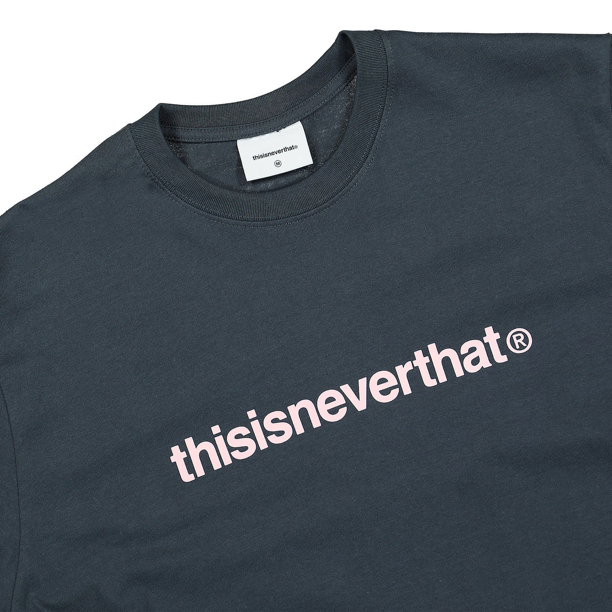 thisisneverthat T-Logo Tee Charcoal T-Shirts Close-up | Overkill