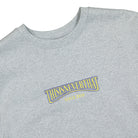 thisisneverthat Low Arch Crewneck Heather Grey Sweatshirts Close-up | Overkill