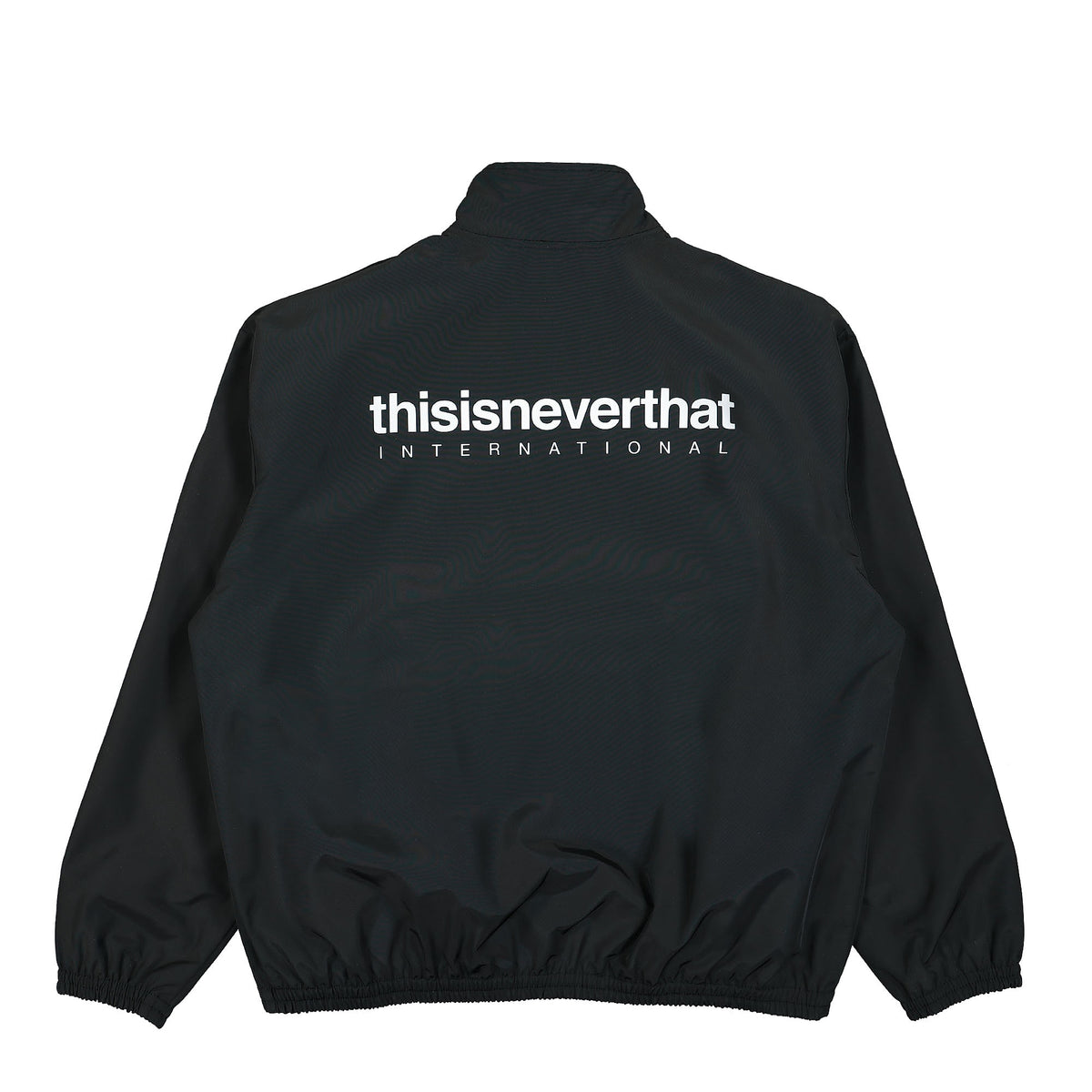 thisisneverthat INTL. Team Jacket Black Jackets Close-up | Overkill