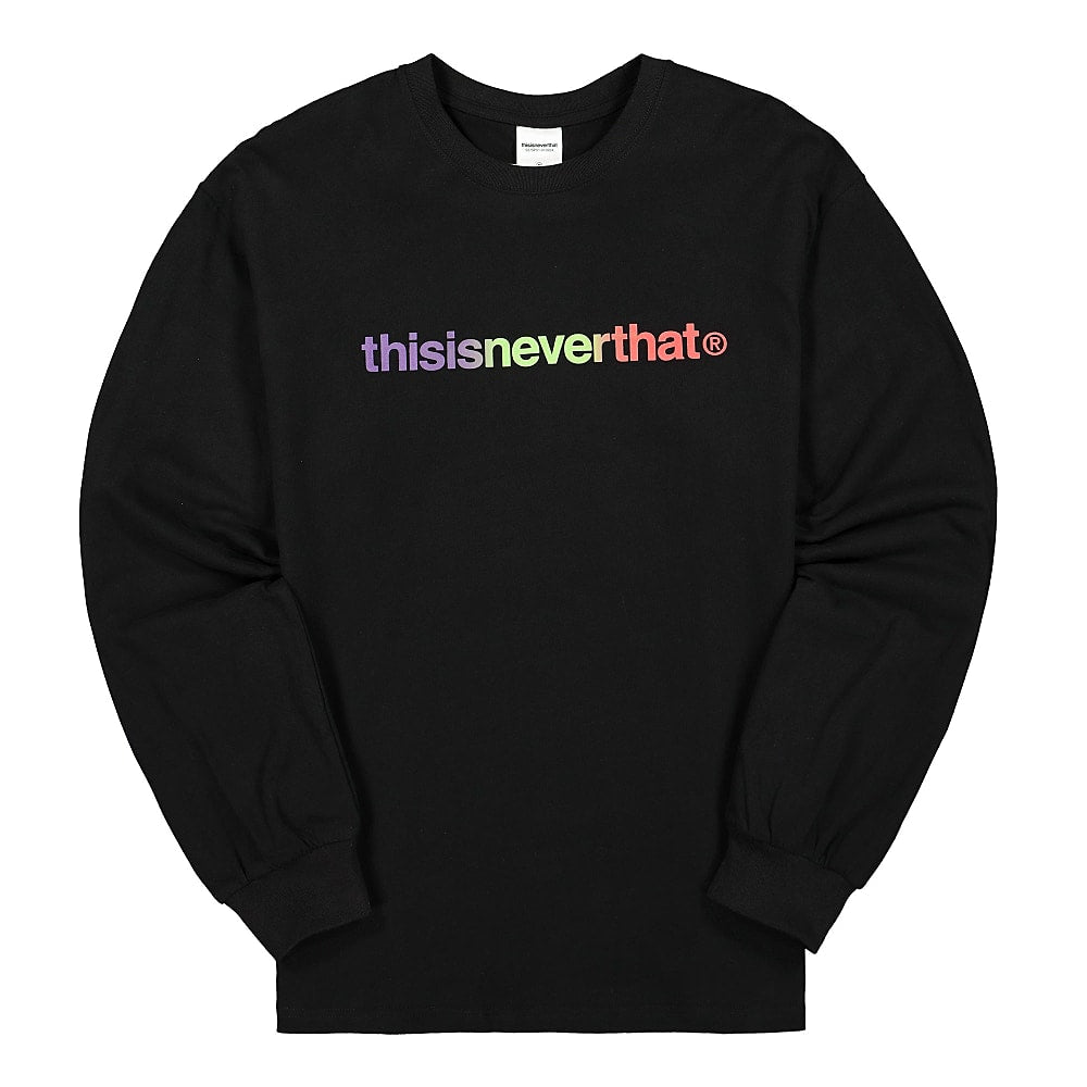 thisisneverthat T-Logo Longsleeve Top Black Longsleeves TN20SLS004 | Overkill