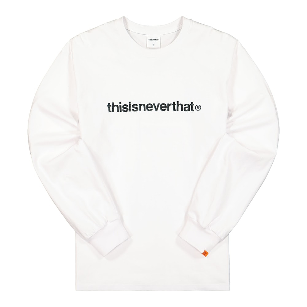 thisisneverthat T-Logo Longsleeve Top White Longsleeves TNCOCLS003 | Overkill