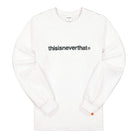 thisisneverthat T-Logo Longsleeve Top White Longsleeves TNCOCLS003 | Overkill
