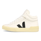 Veja minotaur chromefree leather White-Black Mid Top Sneakers TR0502929B | Overkill
