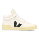 Veja minotaur chromefree leather White-Black Mid Top Sneakers  Silhouette | Overkill