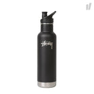 Stussy Matte Water Bottle Black Mugs & Bottles 138578 / 0001 | Overkill