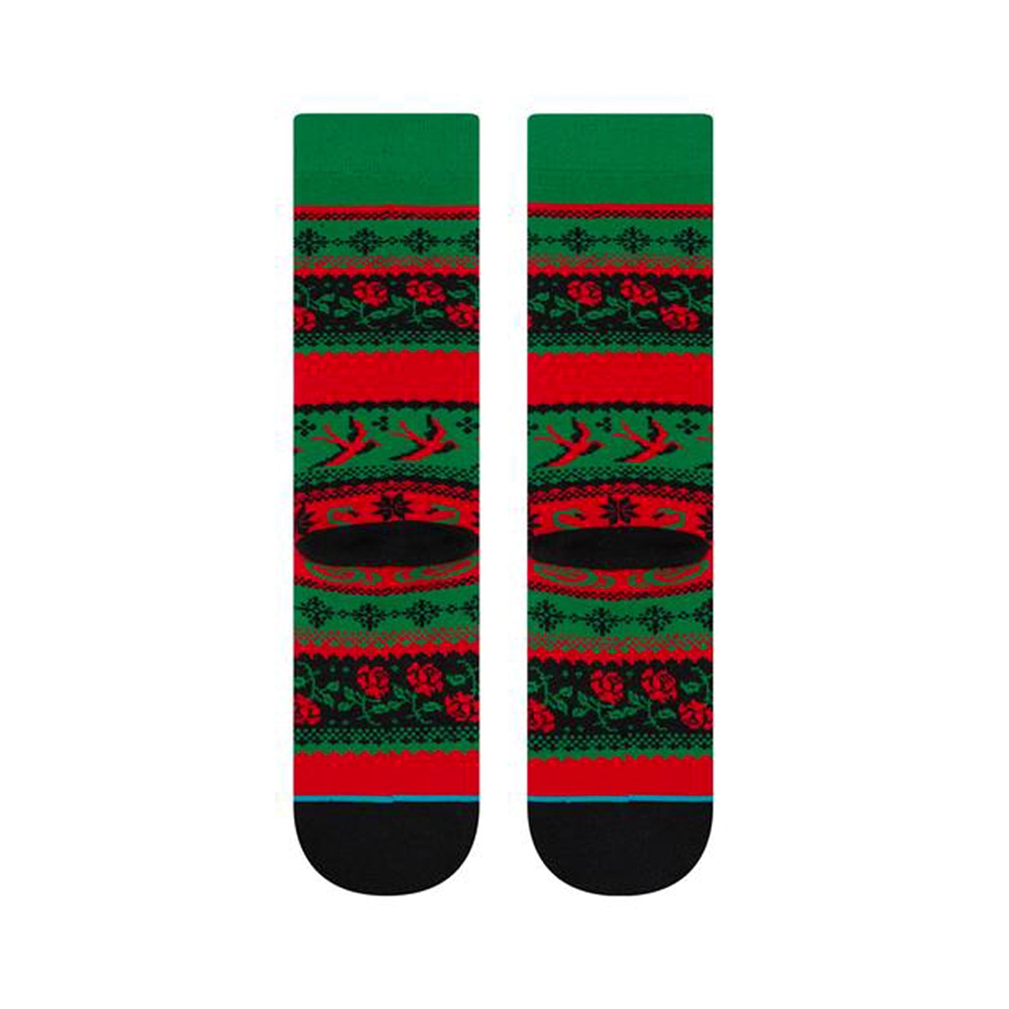 Stance Stocking Stuffer Crew Socks Green Socks Close-up | Overkill