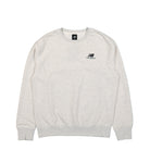 New Balance Uni-ssentials French Terry Crewneck Sweatshirt Sea Salt Heather Sweatshirts UT21501 | Overkill