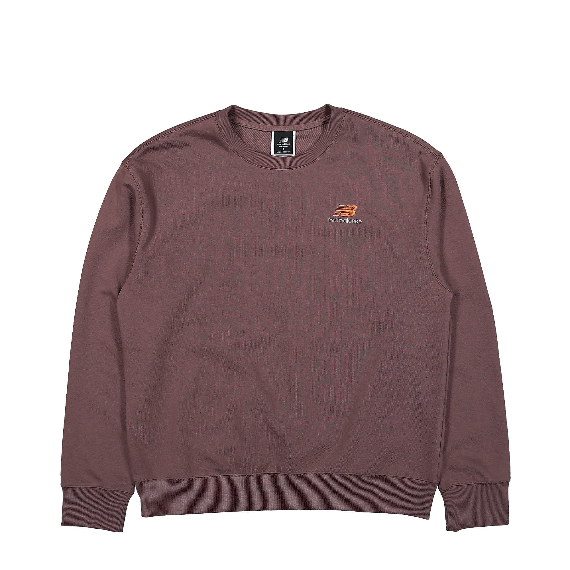 New Balance Uni-ssentials French Terry Crewneck Sweatshirt Truffle Sweatshirts UT21501 | Overkill