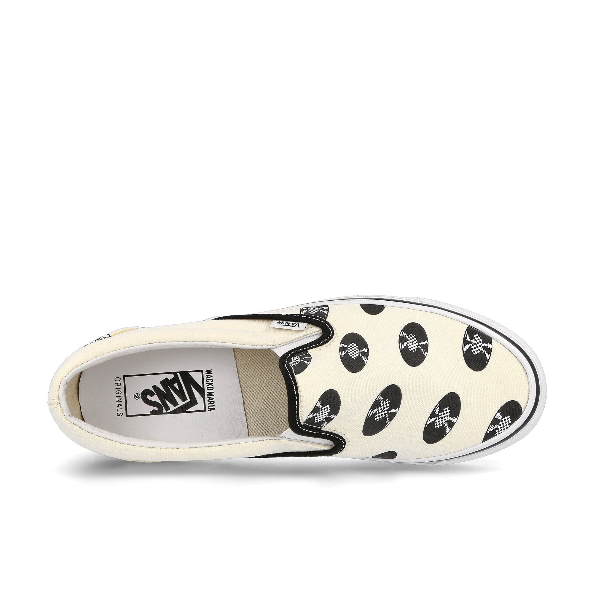 Vans Wacko Maria x Vans OG Classic Slip-On Classic White Records  Detail view 1 | Overkill