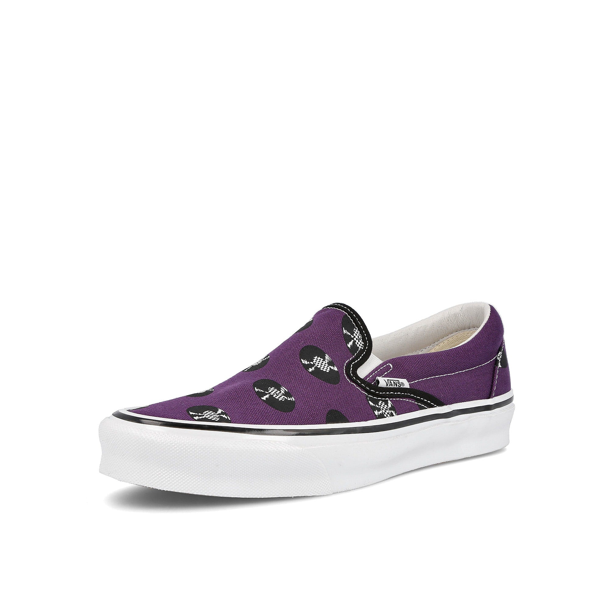 Vans Wacko Maria x Vans OG Classic Slip-On Purple Records  Detailfoto | Overkill