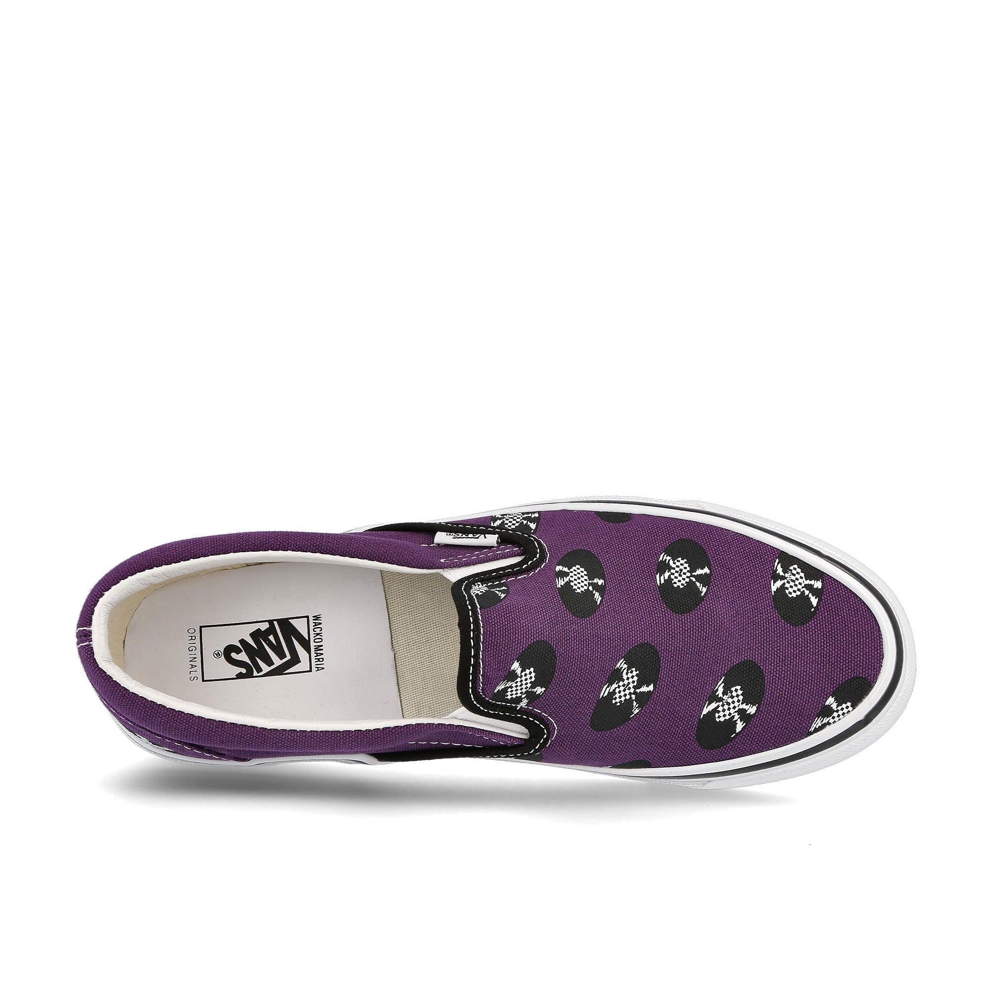 Vans Wacko Maria x Vans OG Classic Slip-On Purple Records  Detail view 1 | Overkill