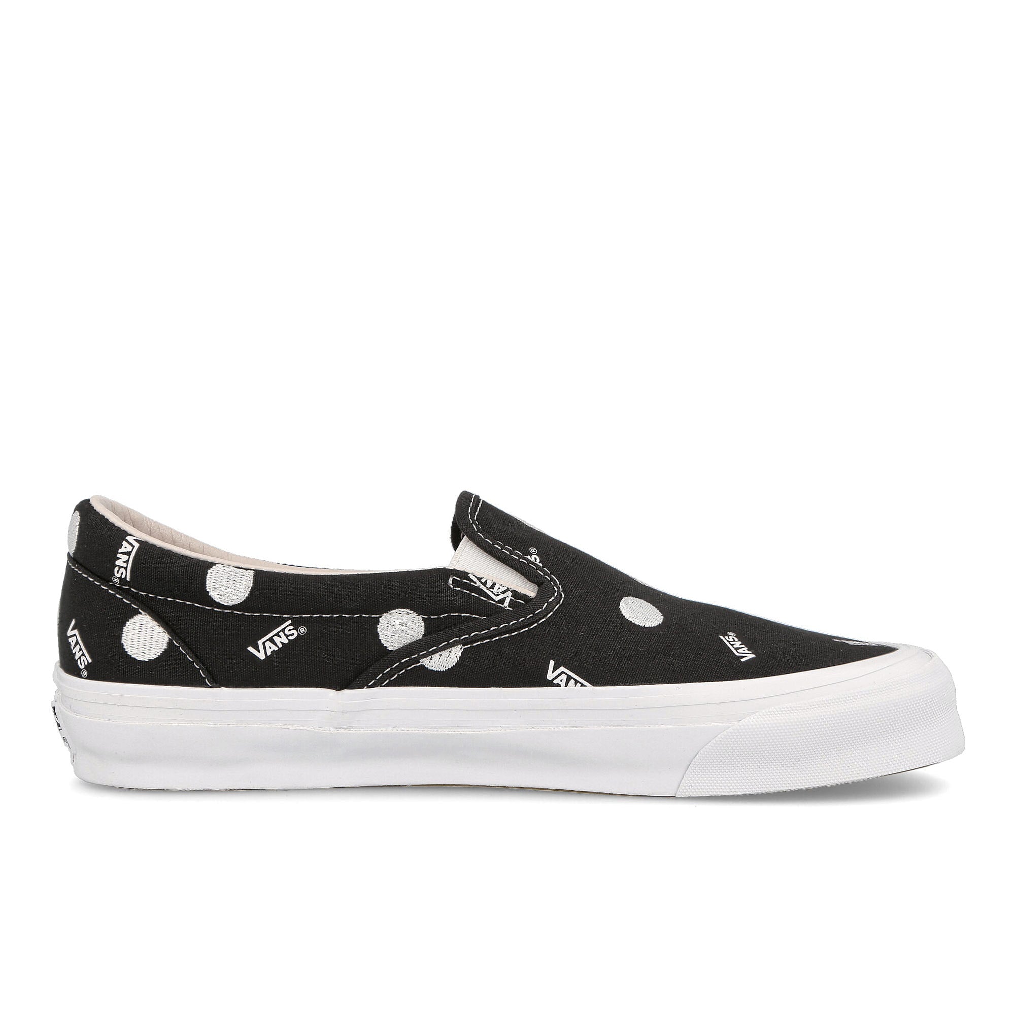 Vans og classic slip-on Vault Polka Dot Black Sneakers  Silhouette | Overkill