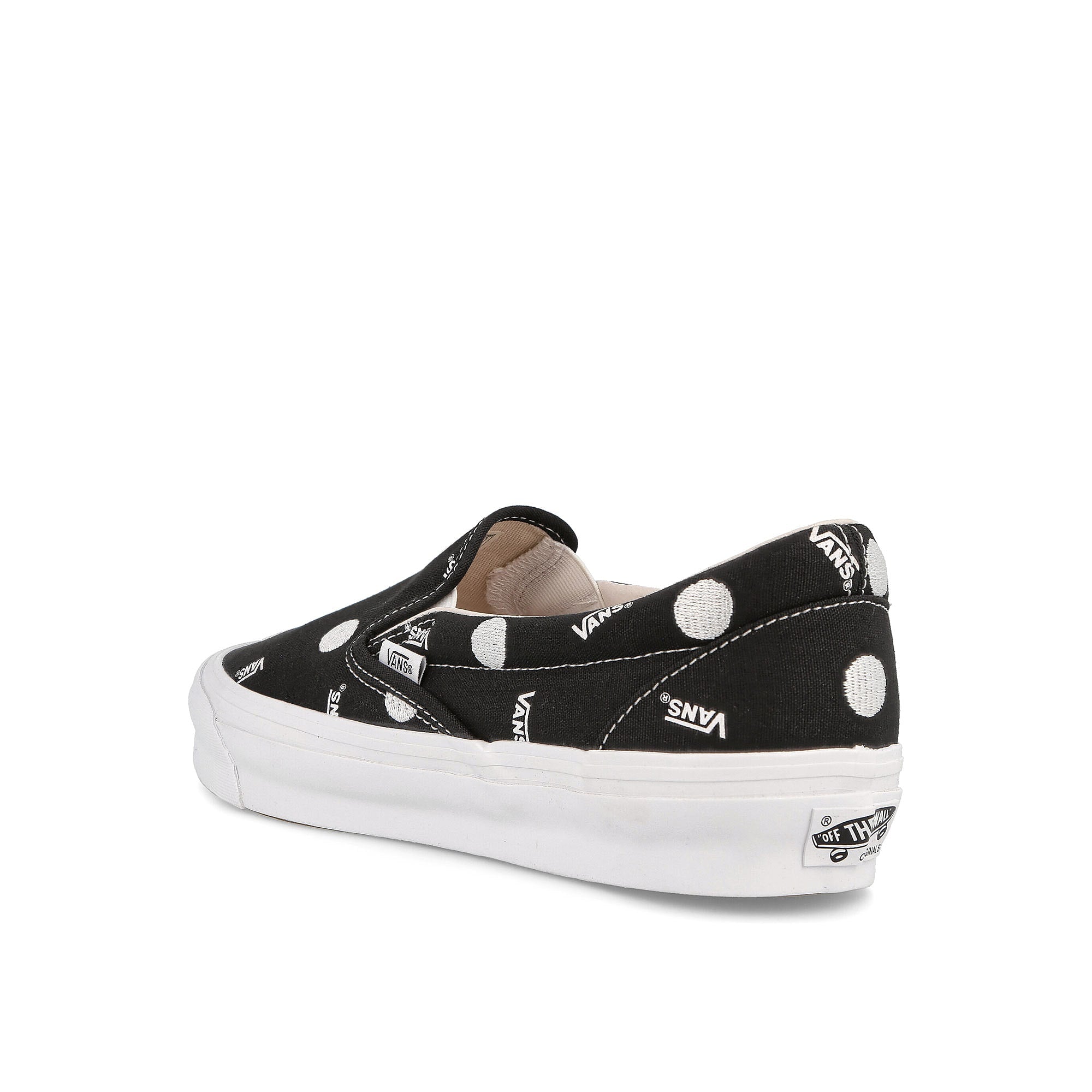 Vans og classic slip-on Vault Polka Dot Black Sneakers  Material | Overkill