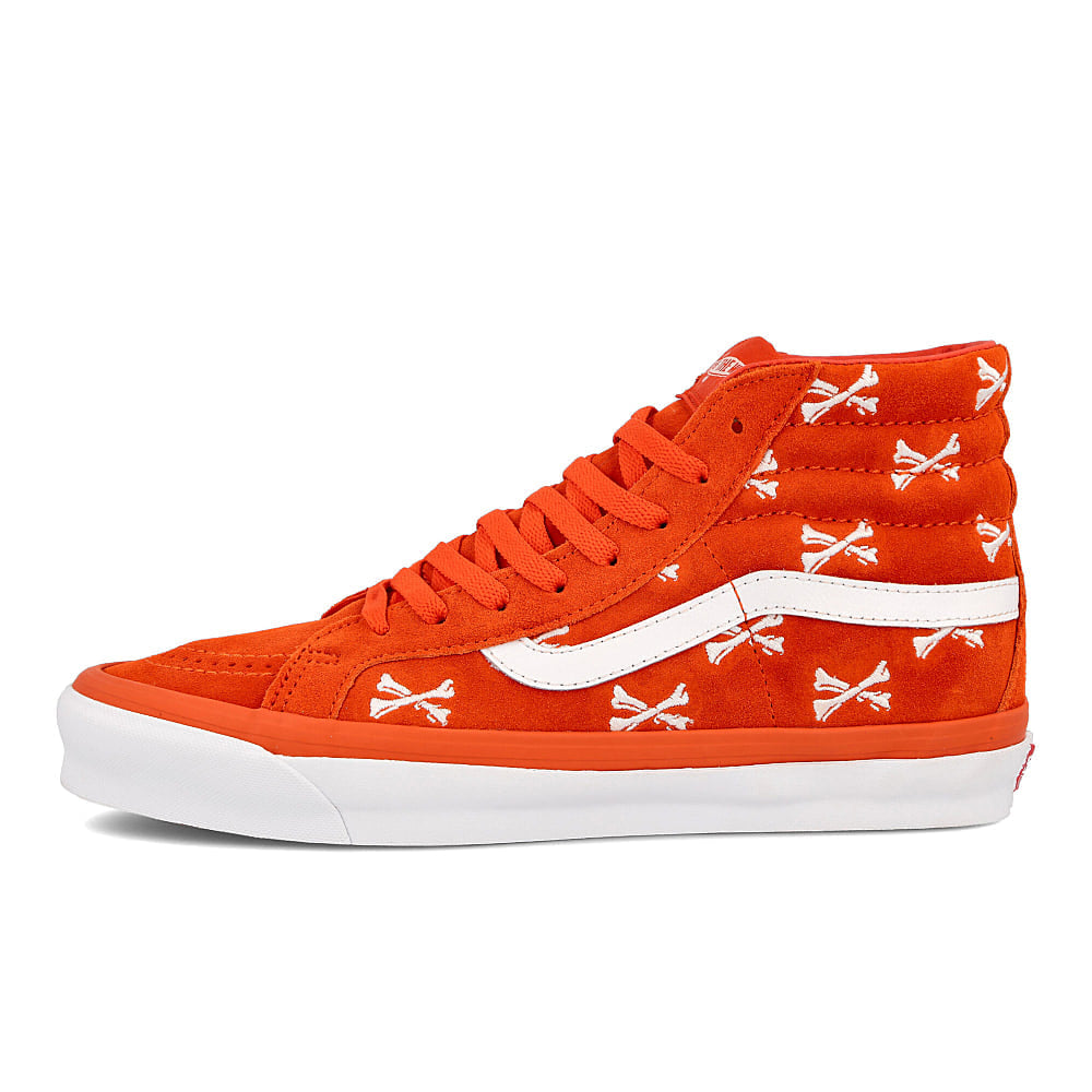 Vans OG Sk8-Hi LX Bones-Orange-White High Top Sneakers VN0A4BVB20Q1 | Overkill
