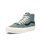 Vans sk8-hi lx og Black-Green Milieu Sneakers  Close Up | Overkill