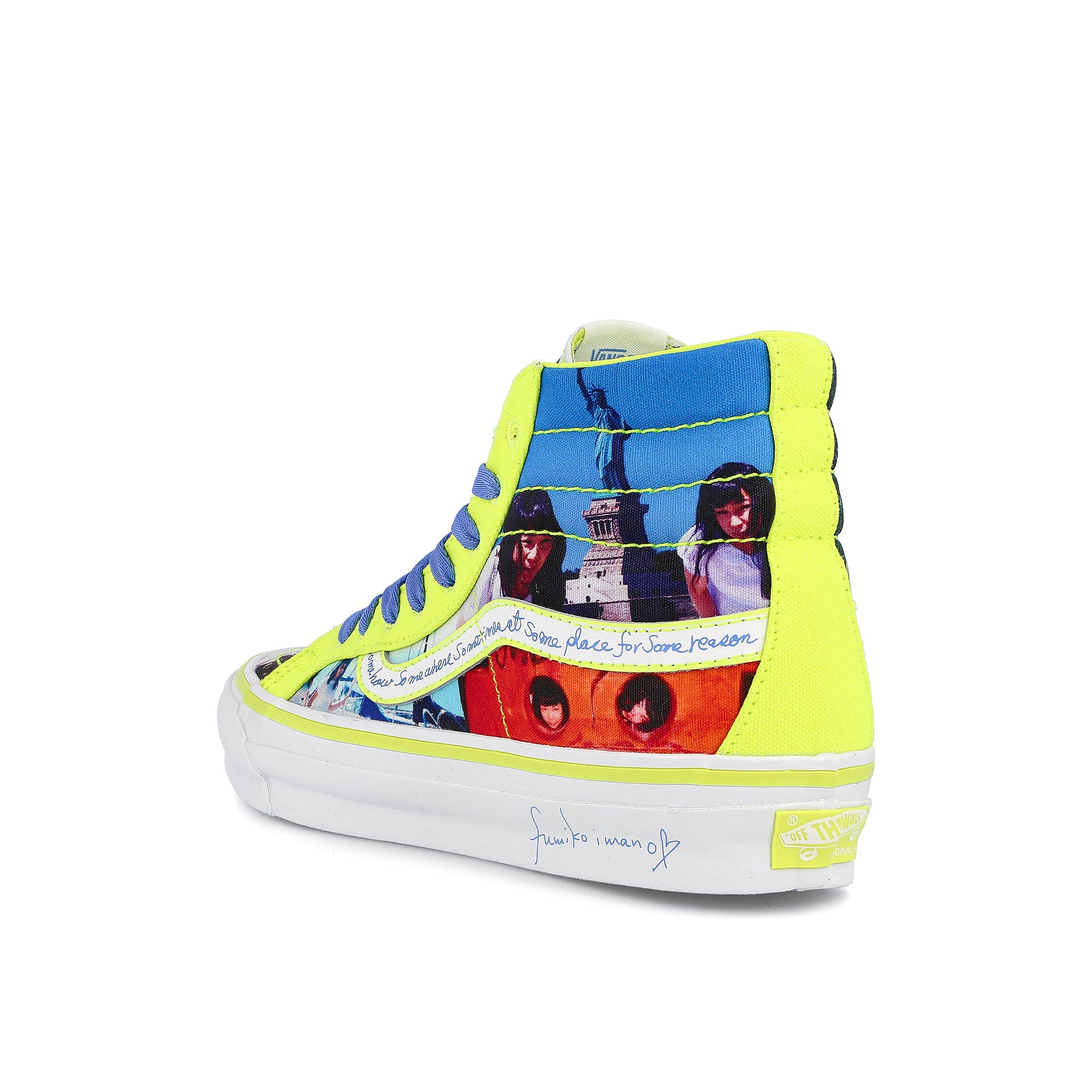Vans Sarah Andelman x Vans OG Sk8-Hi LX True White / Safet  Close-up | Overkill