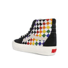 Vans sk8-hi vault lx pride Woven Leather Rainbow / Marshmallow  Close-up | Overkill