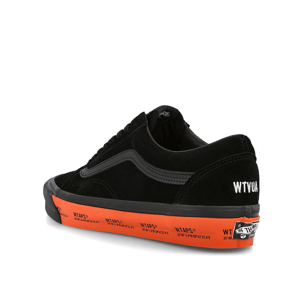 Vans OG Old Skool LX GPS-Black-Orange Low Top Sneakers  Material | Overkill