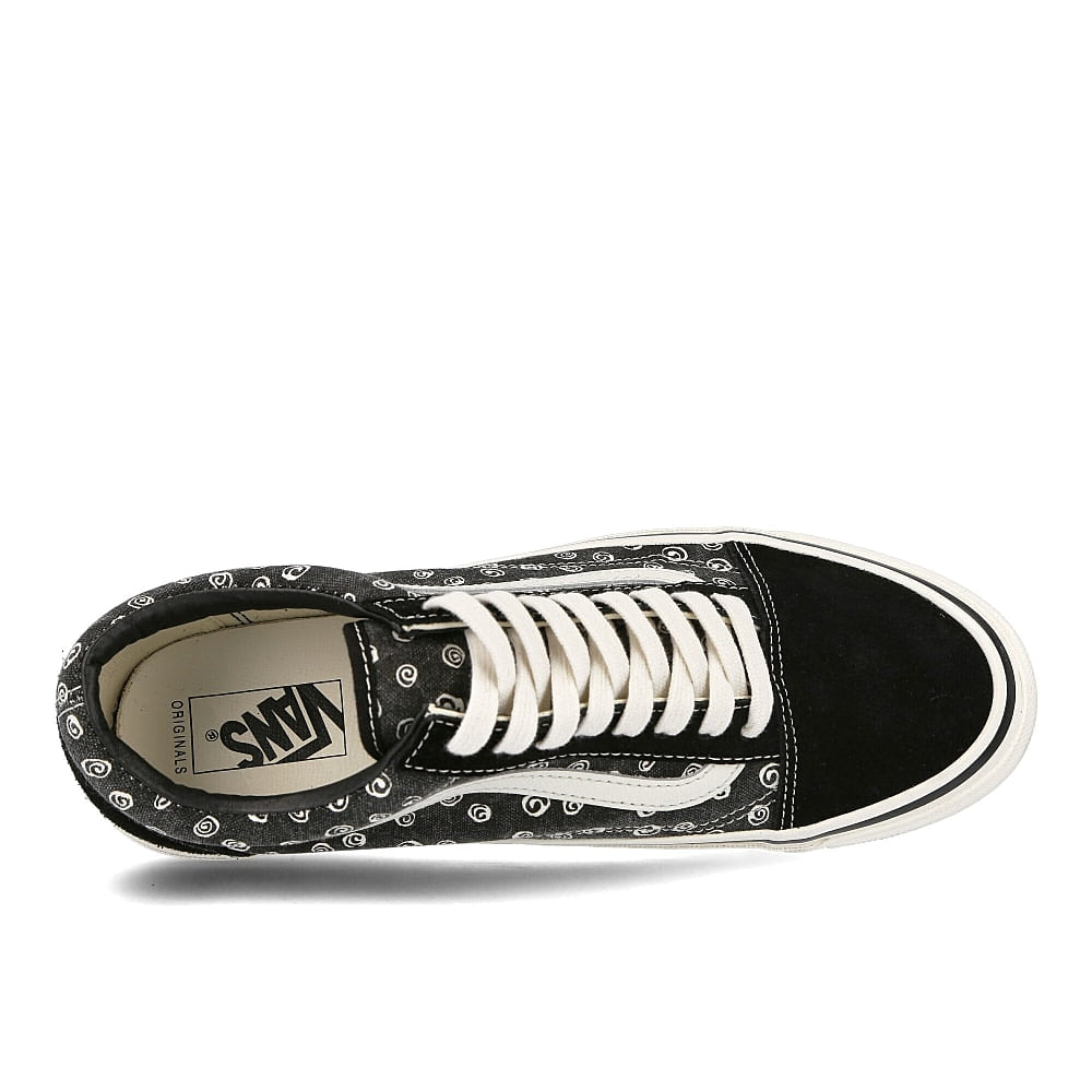 Vans old skool lx og Swirl-Black Sneakers  Detailfoto | Overkill