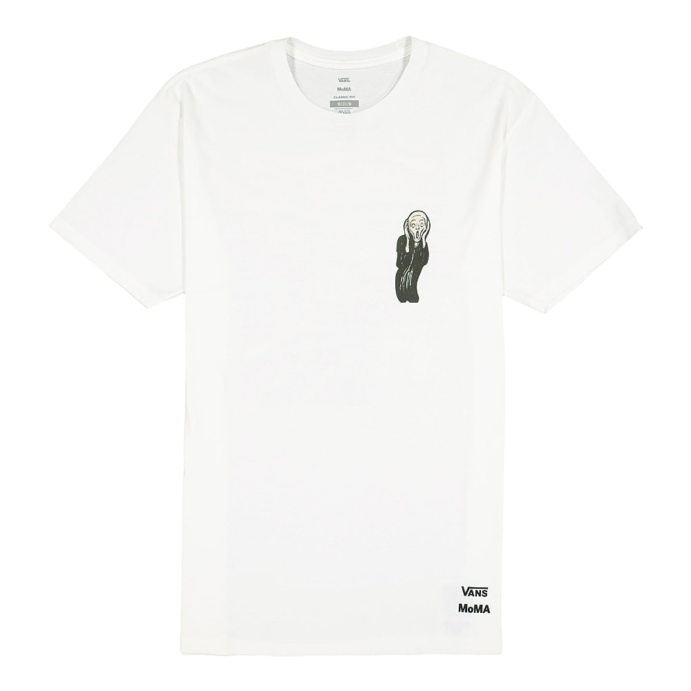 Vans MoMA x Vans Munch Tee White T-Shirts VN0A4RP61UB1 | Overkill