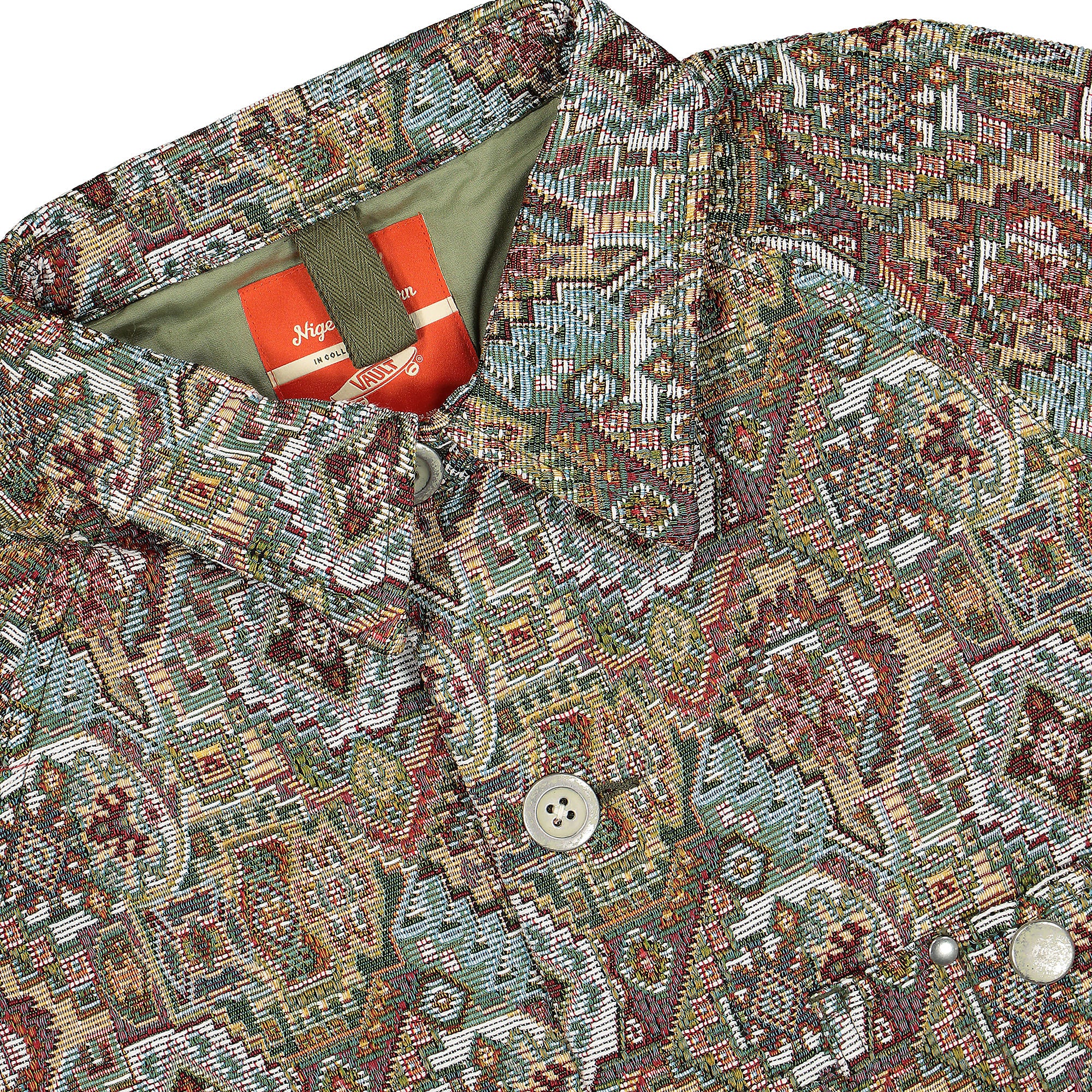 Vans Nigel Cabourn x Vans MN Vault Nigel Jacquard Jacket Multi Jackets Close-up | Overkill