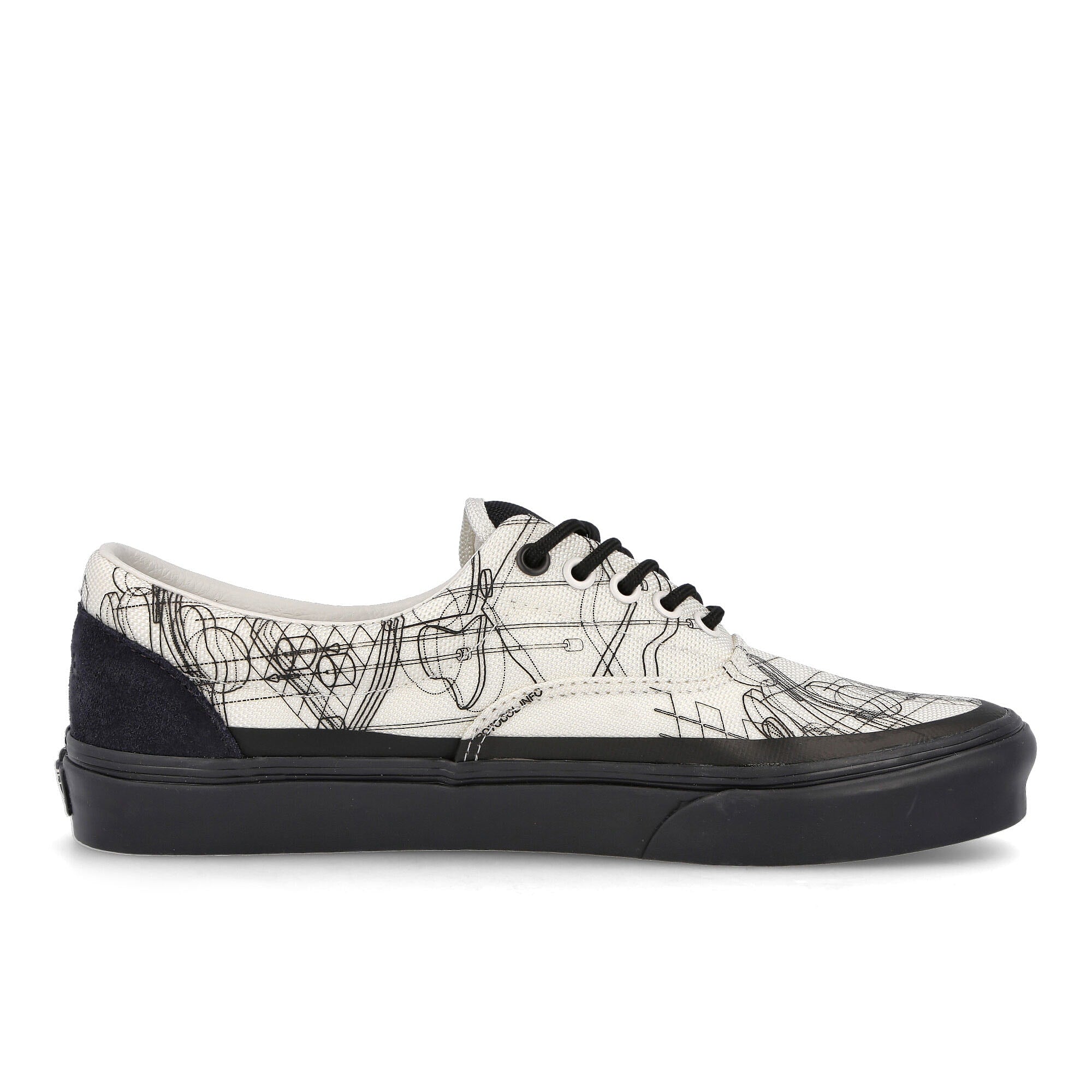 Vans UA Era White Alyssum / Phantom Low Top Sneakers  Silhouette | Overkill