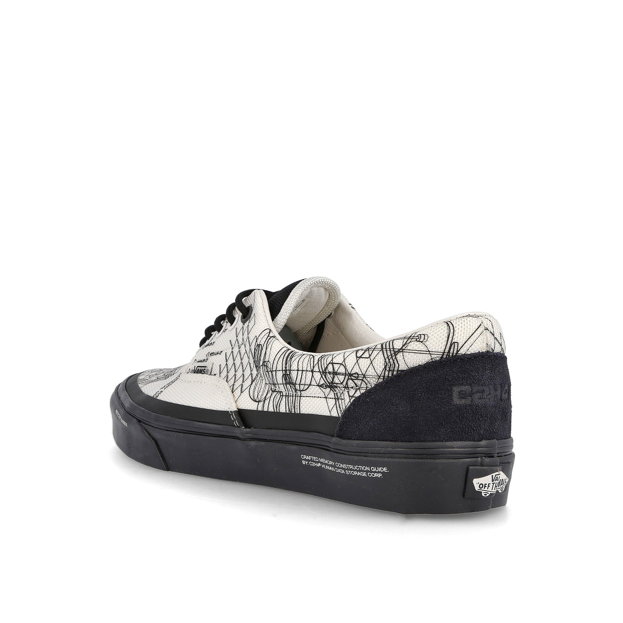 Vans UA Era White Alyssum / Phantom Low Top Sneakers  Material | Overkill