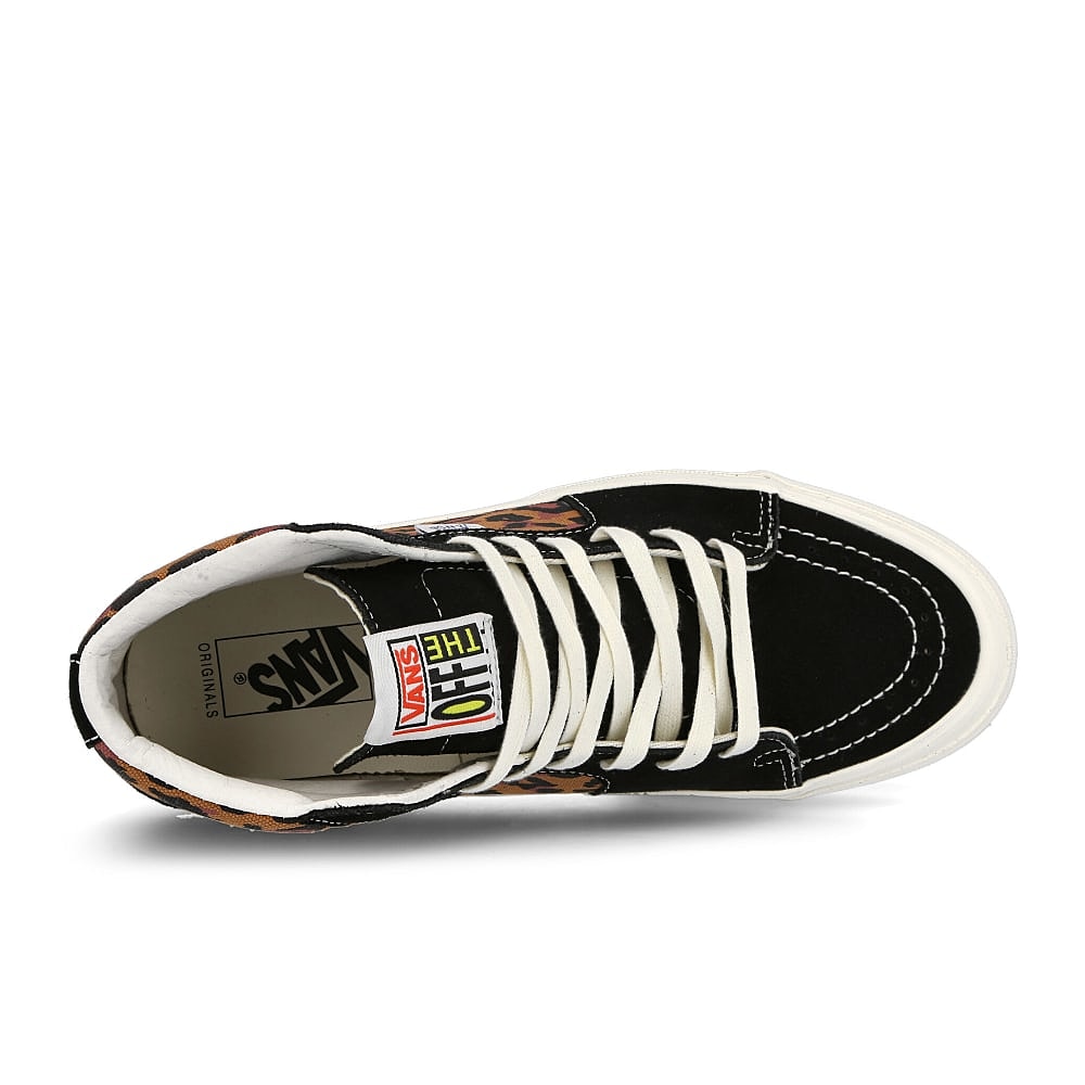 Vans og style 38 ns lx Leopard-Black-Marshmallow High Top Sneakers  Detailfoto | Overkill