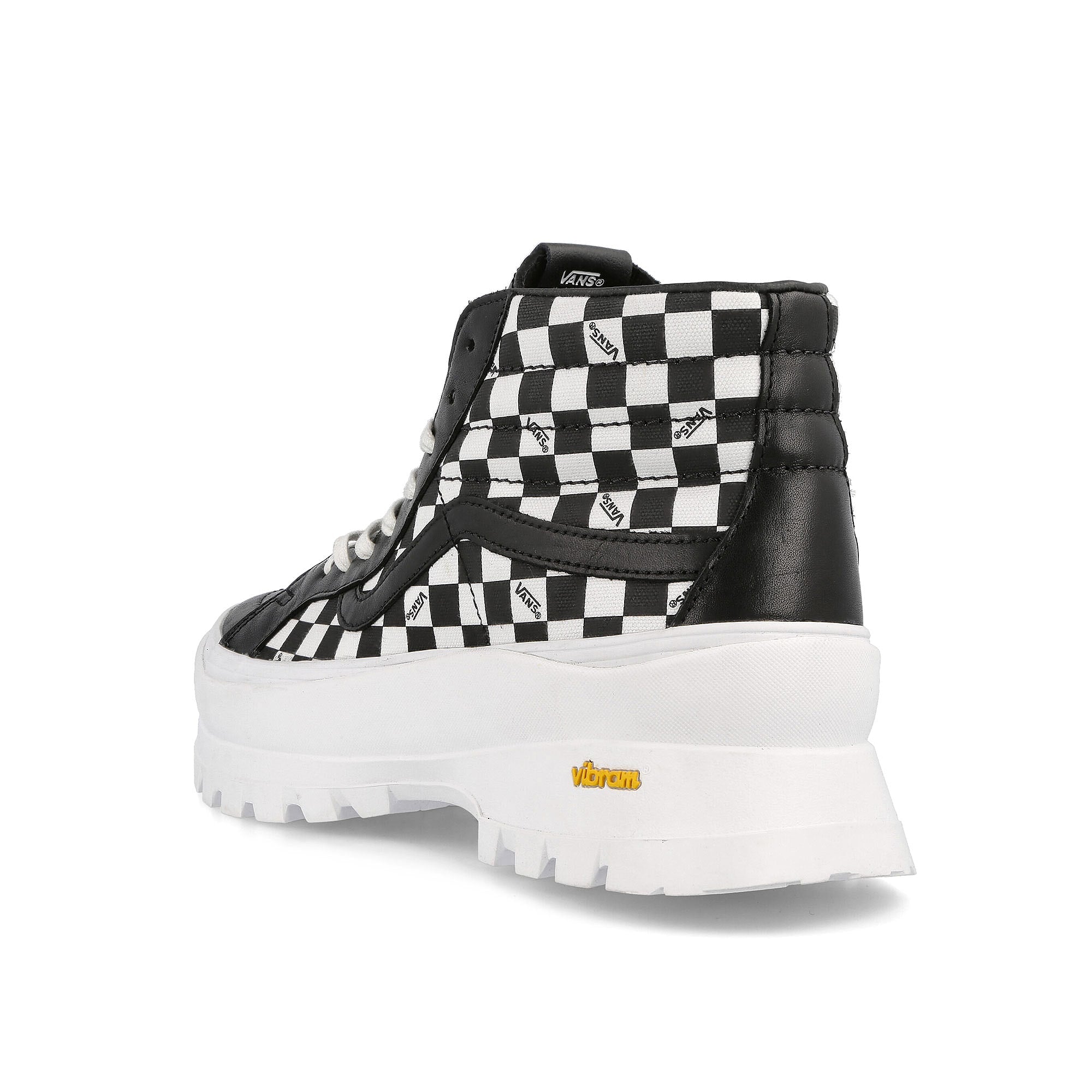 Vans sk8-hi vibram Black / White  Close-up | Overkill
