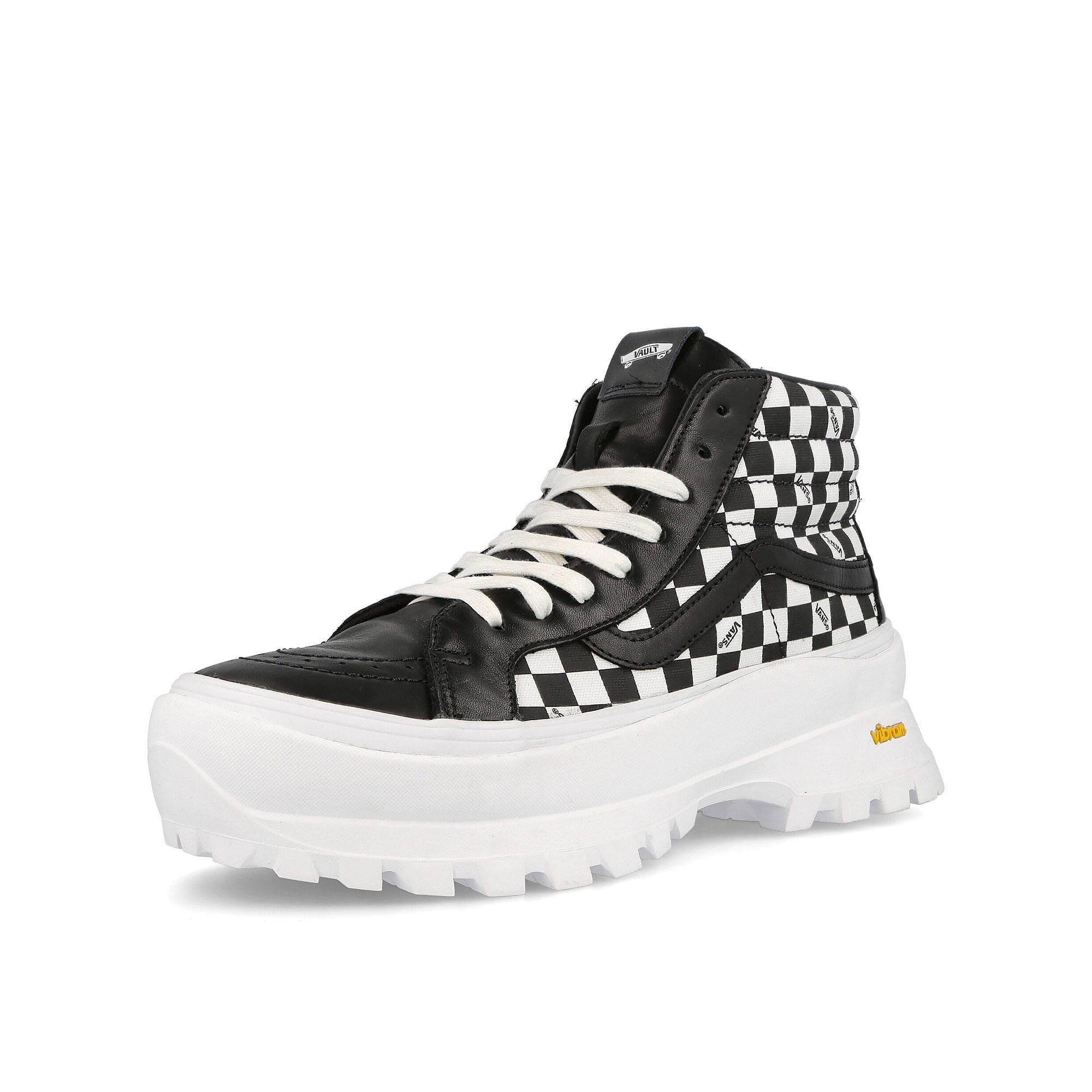 Vans sk8-hi vibram Black / White  Detailfoto | Overkill
