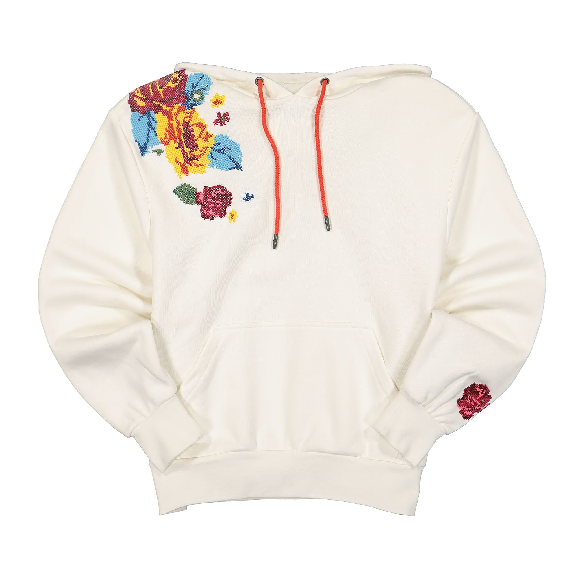 Vans Needlepoint Hoodie Marshmallow Hoodies VN0A5JGNFS81 | Overkill