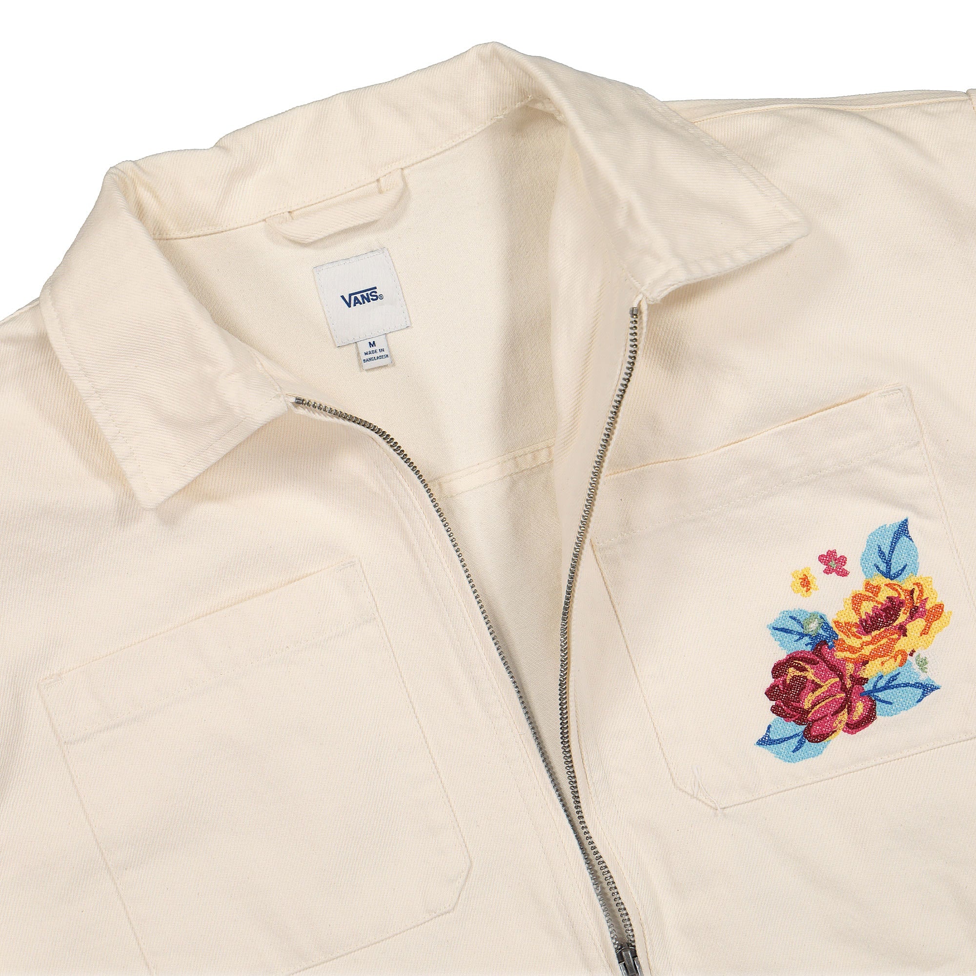 Vans Needlepoint Jacket Natural Jackets Close-up | Overkill