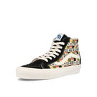 Vans sk8-hi 38 dx Vans Deckerboard / Black High Top Sneakers  Close Up | Overkill