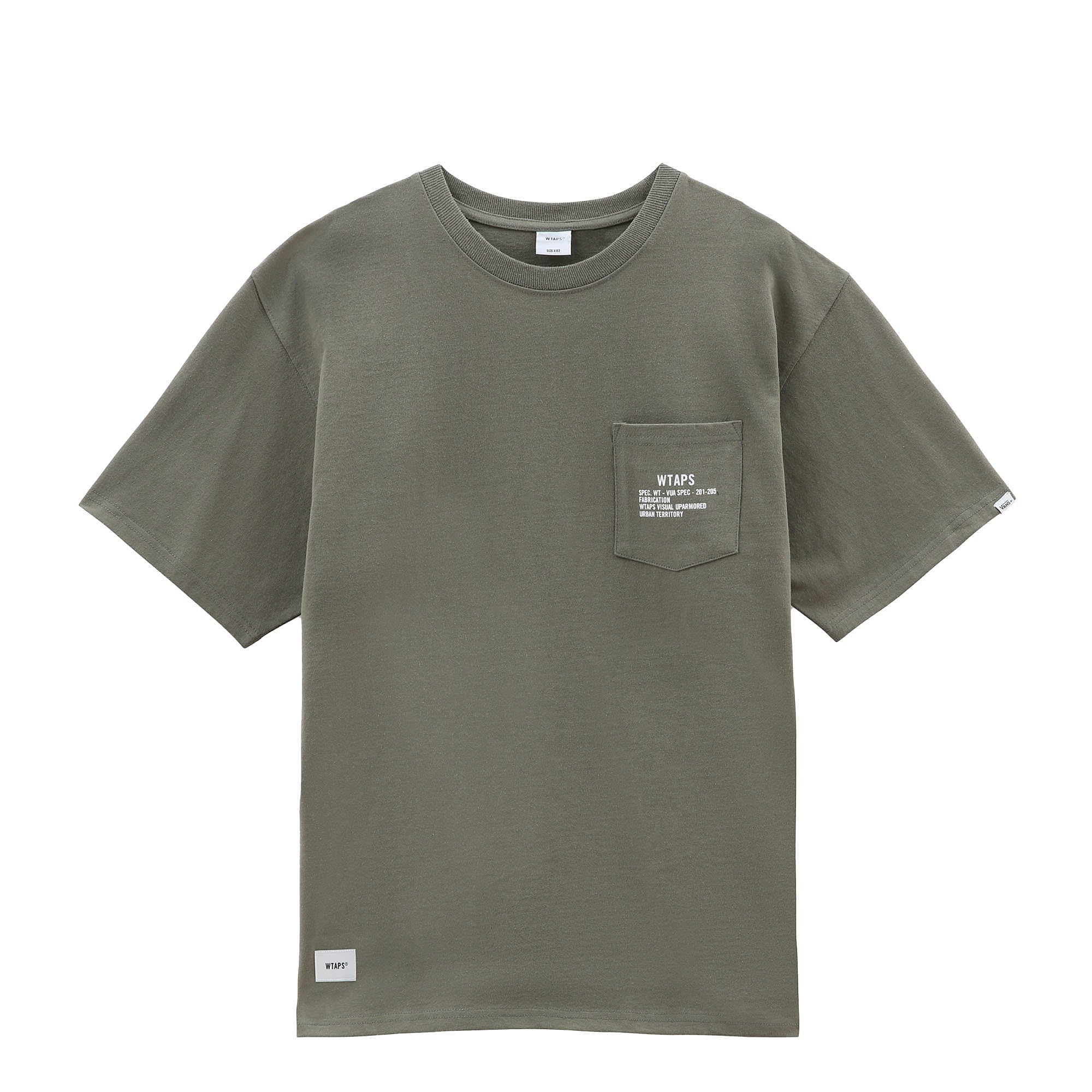 Vans WTAPS x Vans SS T-Shirt Smokey Olive T-Shirts VN0A7SPRYLS | Overkill