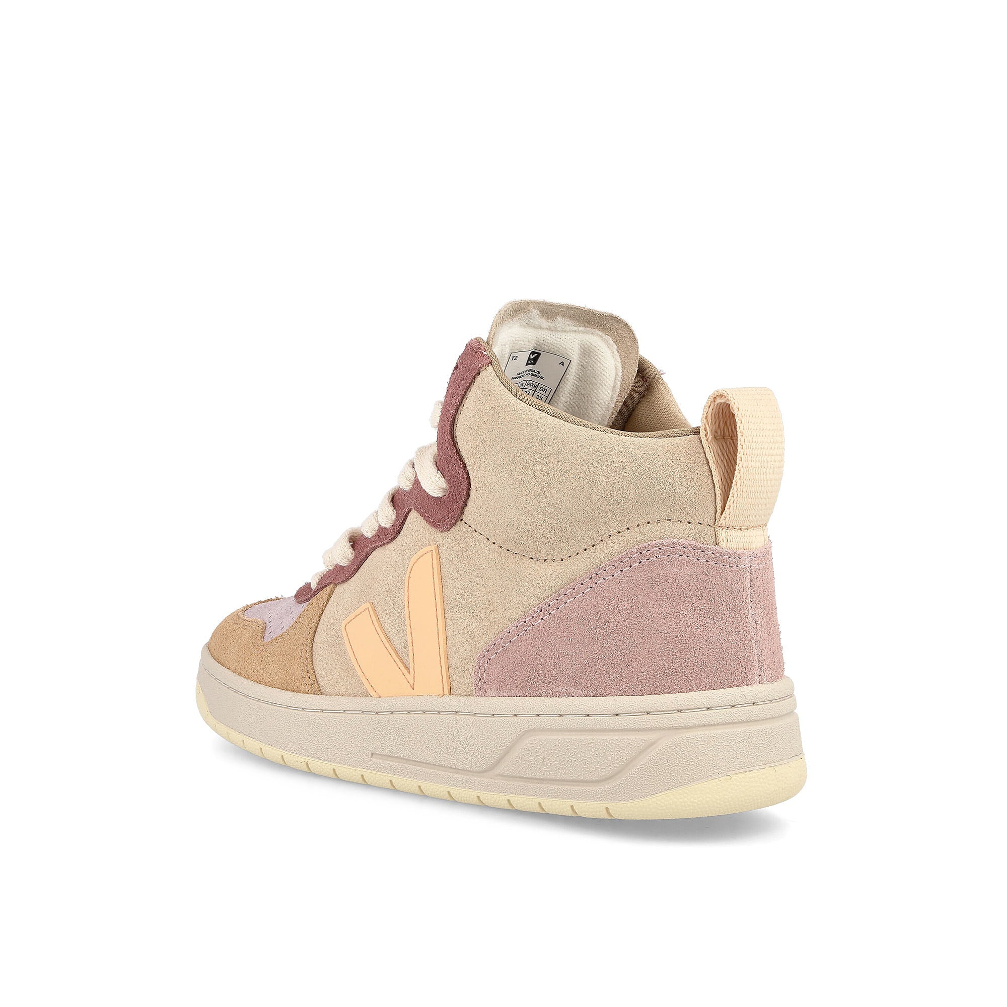Veja wmns v-15 suede Multicolor - Peach Sneakers  Material | Overkill