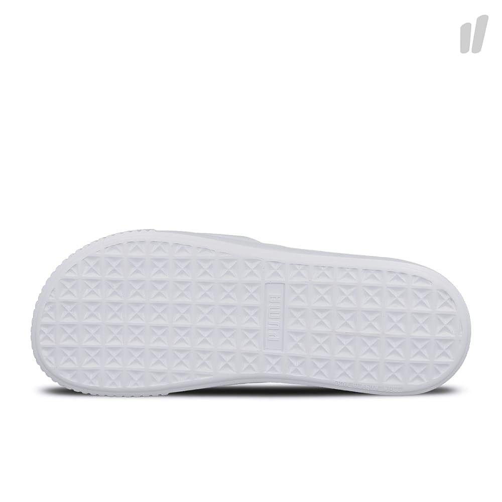 Puma wmns platform slide bold Puma White - Puma White Slides, Sandals & Slippers  Material | Overkill