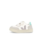 Veja small v-12 velcro chromefree Extra - White - Parme - Turquoise Low Top Sneakers VSV052154K | Overkill