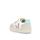 Veja small v-12 velcro chromefree Extra - White - Parme - Turquoise Low Top Sneakers  Material | Overkill